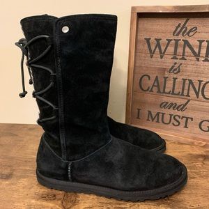 Womens Black Uggs Tasman